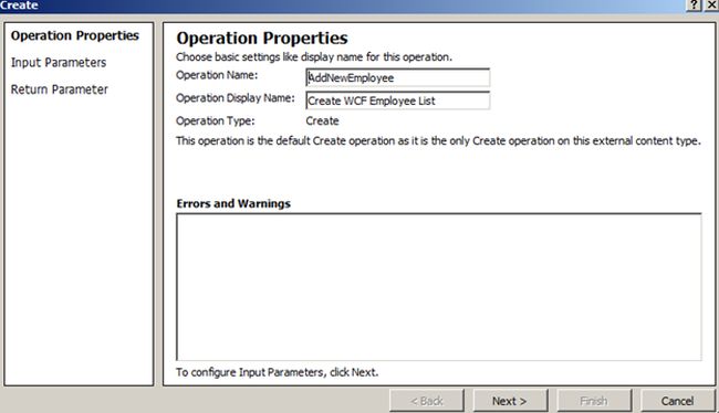 operation properties